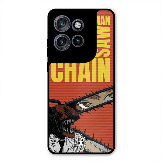 Raging Chainsaw Motorola Edge 50 Neo Mobile Back Cover - Anime PrintShield Case
