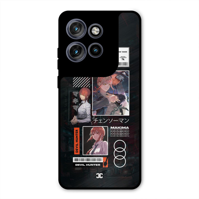 Devil Hunter Makima Motorola Edge 50 Neo Mobile Back Cover - Anime PrintShield Case