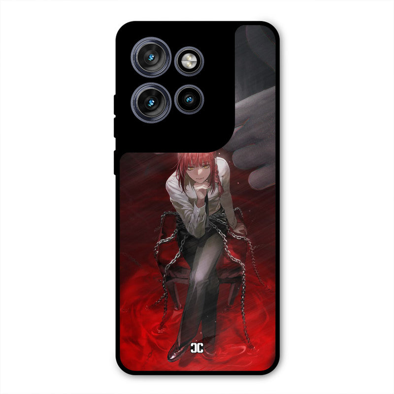 Makima Chains Motorola Edge 50 Neo Mobile Back Cover - Anime PrintShield Case