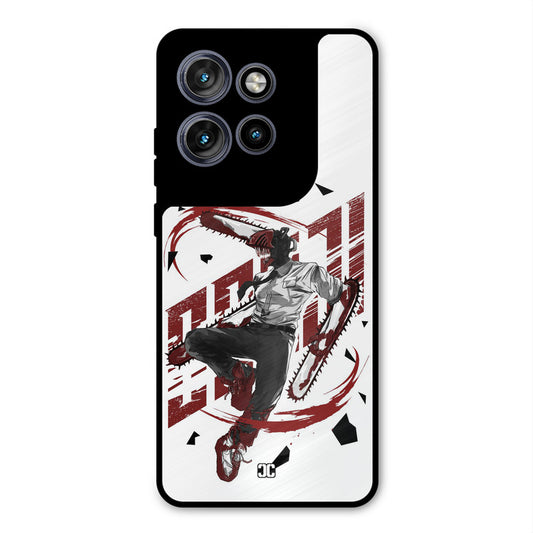 Chainsawman Typo Motorola Edge 50 Neo Mobile Back Cover - Anime PrintShield Case