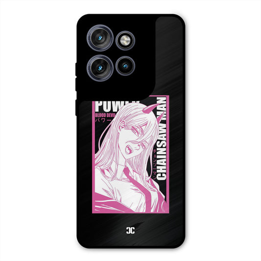 Blood Devil Power Motorola Edge 50 Neo Mobile Back Cover - Anime PrintShield Case