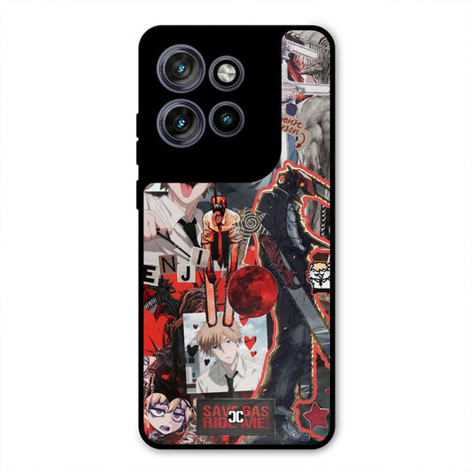 Denji Thoughts Motorola Edge 50 Neo Mobile Back Cover - Anime PrintShield Case