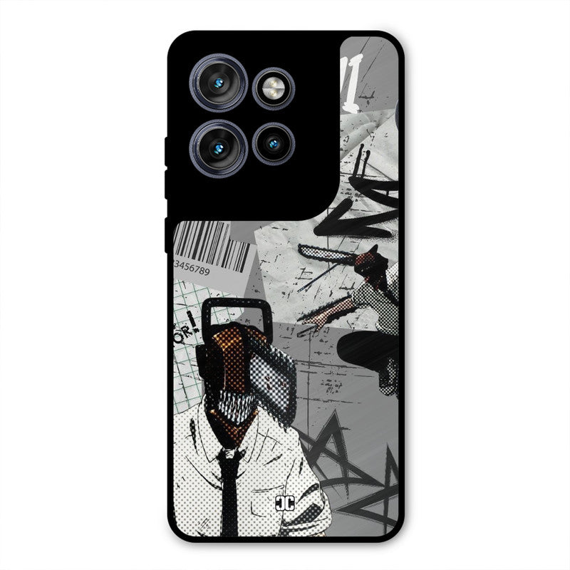 Denji Rage Motorola Edge 50 Neo Mobile Back Cover - Anime PrintShield Case