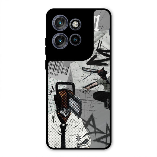 Denji Rage Motorola Edge 50 Neo Mobile Back Cover - Anime PrintShield Case
