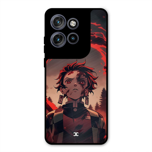 Raging Tanjiro Motorola Edge 50 Neo Mobile Back Cover - Anime PrintShield Case