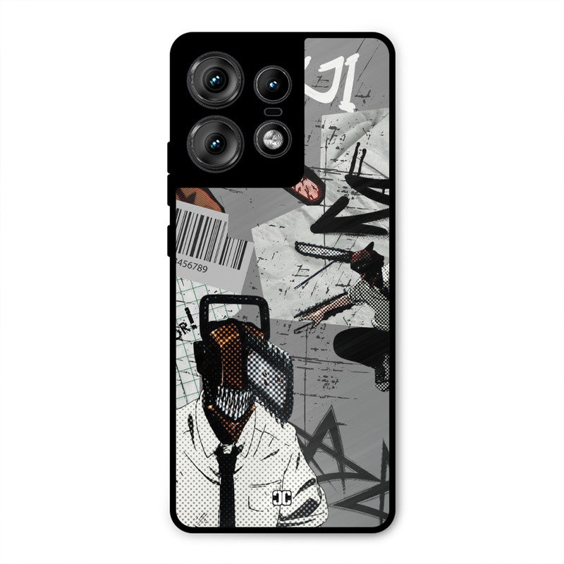 Denji Rage Motorola Edge 50 Pro Mobile Back Cover - Anime PrintShield Case