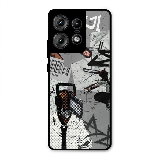 Denji Rage Motorola Edge 50 Pro Mobile Back Cover - Anime PrintShield Case