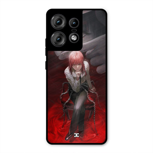 Makima Chains Motorola Edge 50 Pro Mobile Back Cover - Anime PrintShield Case