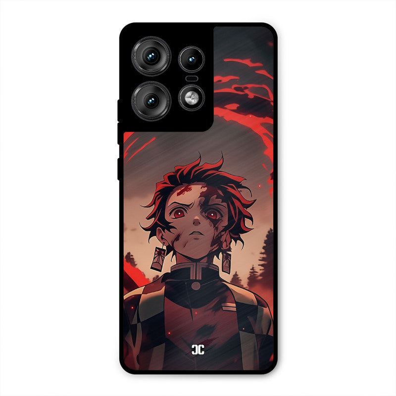 Raging Tanjiro Motorola Edge 50 Pro Mobile Back Cover - Anime PrintShield Case