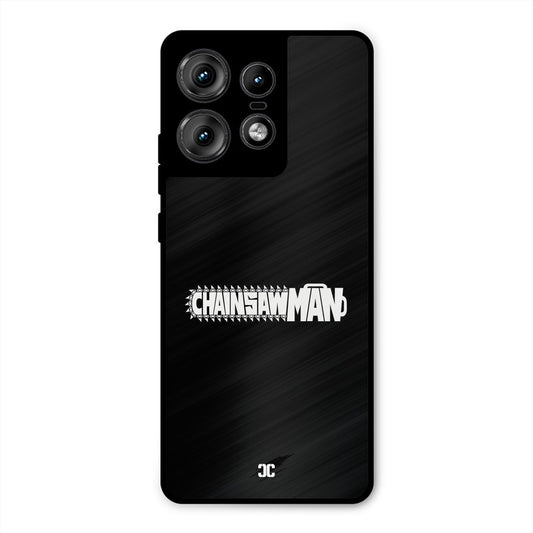 Chainsaw Logo Motorola Edge 50 Pro Mobile Back Cover - Anime PrintShield Case