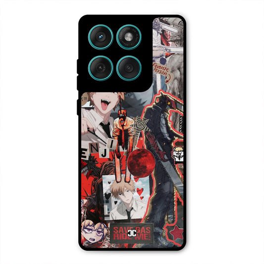 Denji Thoughts Motorola Edge 60 Fusion Mobile Back Cover - Anime PrintShield Case