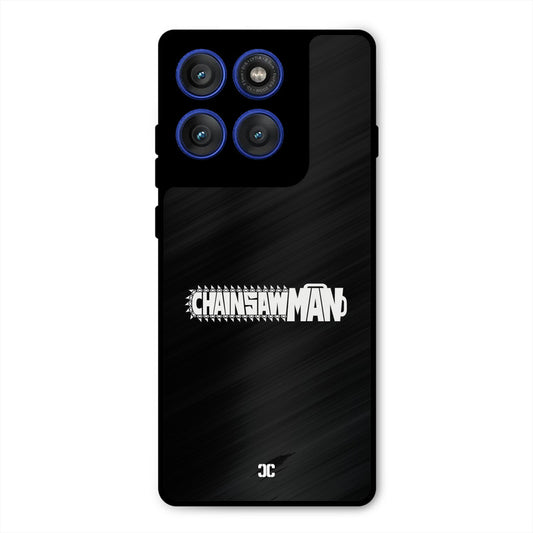 Chainsaw Logo Motorola Edge 60 Pro Mobile Back Cover - Anime PrintShield Case
