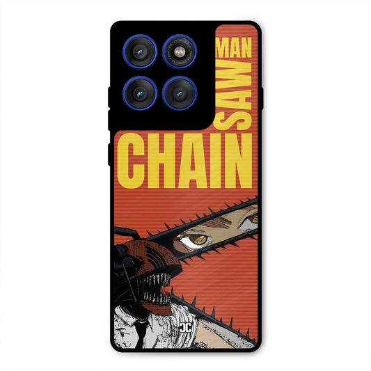 Raging Chainsaw Motorola Edge 60 Pro Mobile Back Cover - Anime PrintShield Case