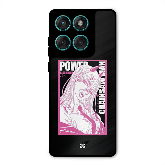 Blood Devil Power Motorola Edge 60 Mobile Back Cover - Anime PrintShield Case