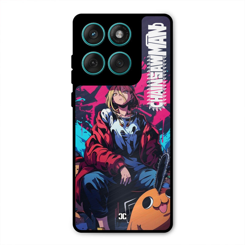 Puchita with Power Motorola Edge 60 Mobile Back Cover - Anime PrintShield Case