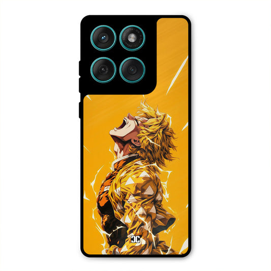 Shouting Zenitsu Motorola Edge 60 Mobile Back Cover - Anime PrintShield Case