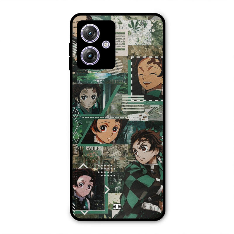 Tanjiro Thoughts Motorola G64 5G Mobile Back Cover - Anime PrintShield Case
