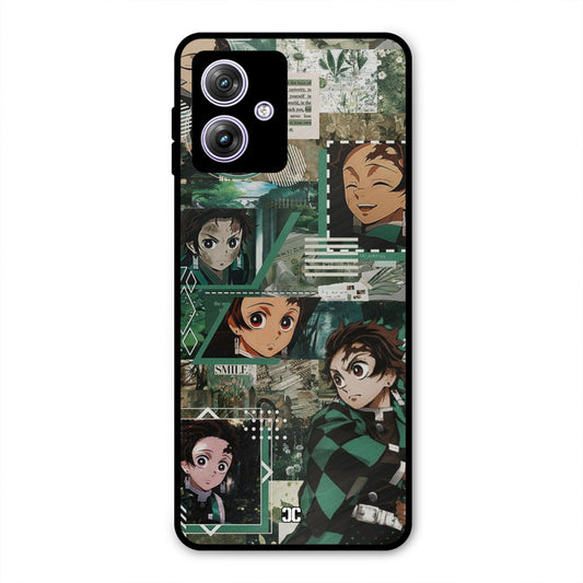 Tanjiro Thoughts Motorola G64 5G Mobile Back Cover - Anime PrintShield Case