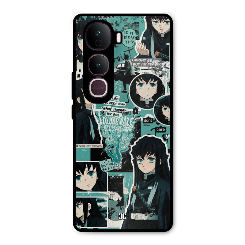 Muichiro Thoughts Vivo Y400 Pro Mobile Back Cover - Anime PrintShield Case