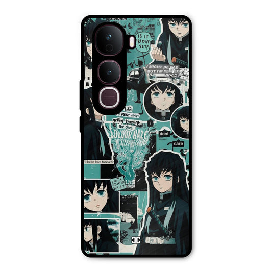 Muichiro Thoughts Vivo Y400 Pro Mobile Back Cover - Anime PrintShield Case