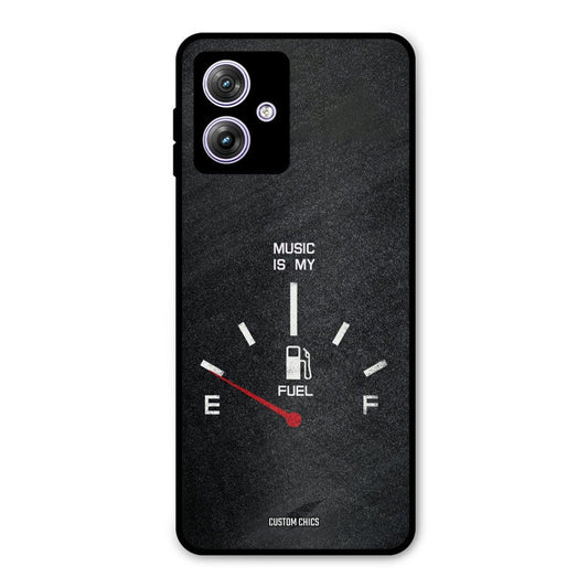 Music Fuel Moto G54 Mobile Back Cover - Typography PrintShield Case