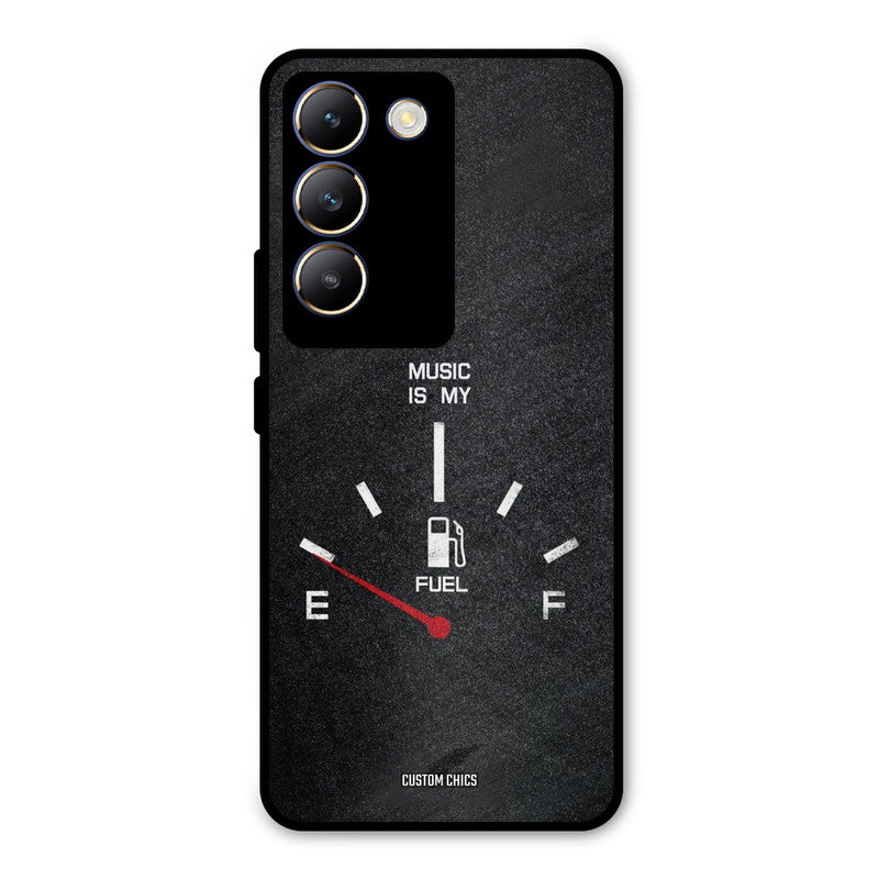 Music Fuel Vivo Y200e Mobile Back Cover - Typography PrintShield Case