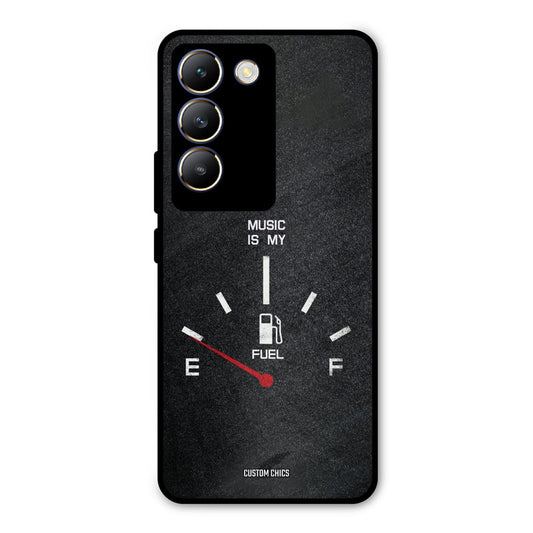 Music Fuel Vivo Y200e Mobile Back Cover - Typography PrintShield Case