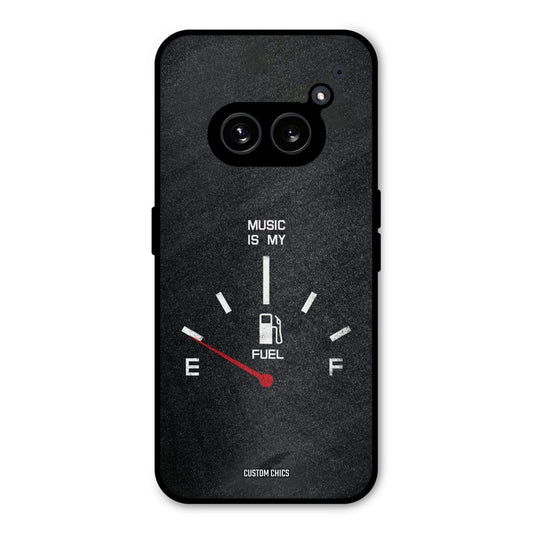 Music Fuel Nothing Phone 2a Mobile Back Cover - Typography PrintShield Case