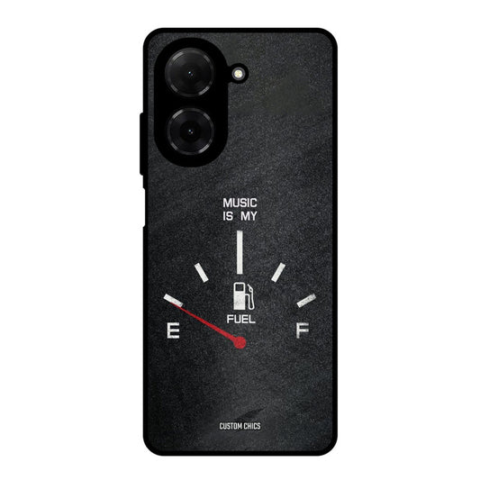 Music Fuel Poco C71 Mobile Back Cover - Typography PrintShield Case