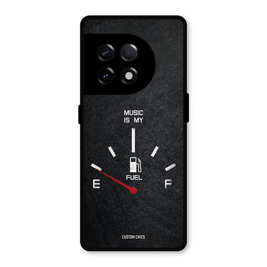 Music Fuel OnePlus 11R Mobile Back Cover - Typography PrintShield Case