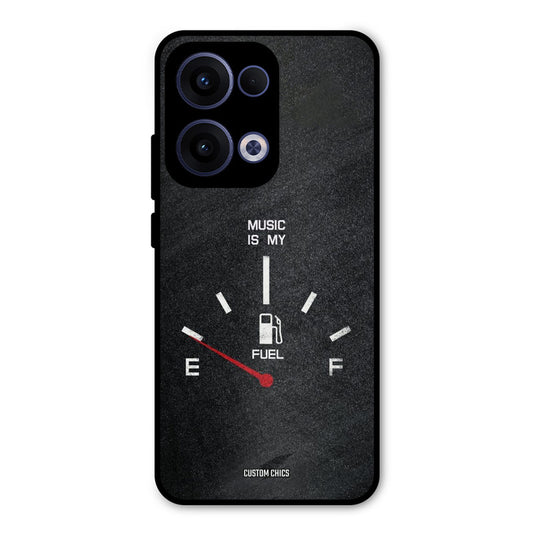 Music Fuel Oppo Reno 13 5G Mobile Back Cover - Typography PrintShield Case