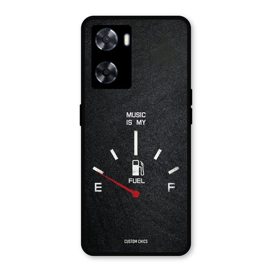 Music Fuel Oppo A57 2022 Mobile Back Cover - Typography PrintShield Case