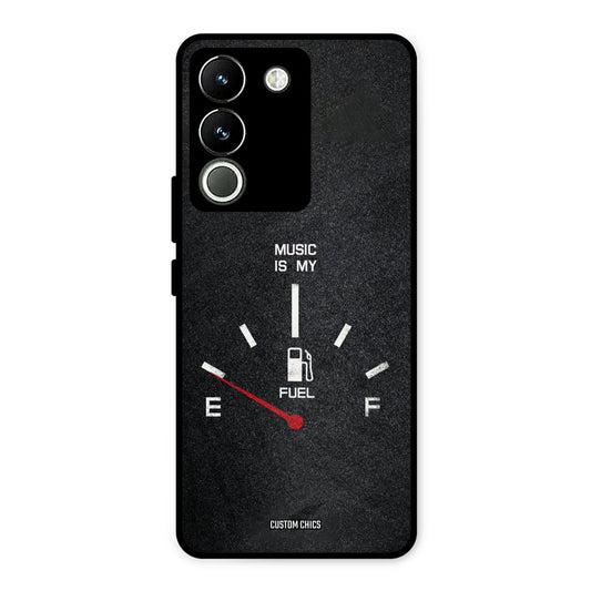 Music Fuel Vivo Y200 Mobile Back Cover - Typography PrintShield Case