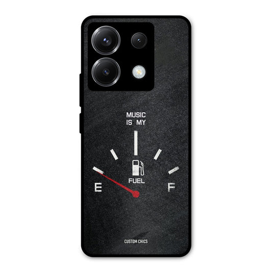 Music Fuel Poco X6 Mobile Back Cover - Typography PrintShield Case