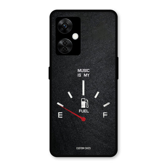 Music Fuel OnePlus Nord CE 3 Lite Mobile Back Cover - Typography PrintShield Case