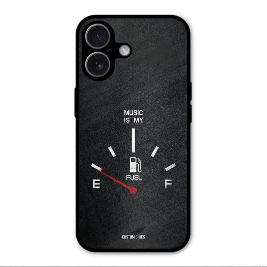 Music Fuel iPhone 17 Mobile Back Cover - Typography PrintShield Case