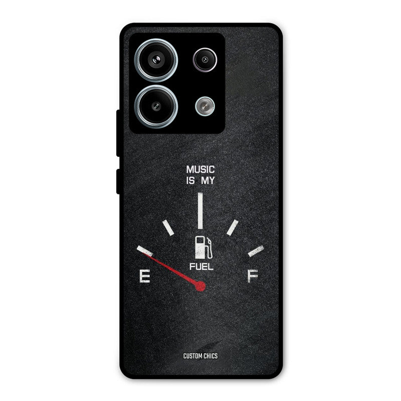 Music Fuel Redmi Note 13 Pro 5G Mobile Back Cover - Typography PrintShield Case