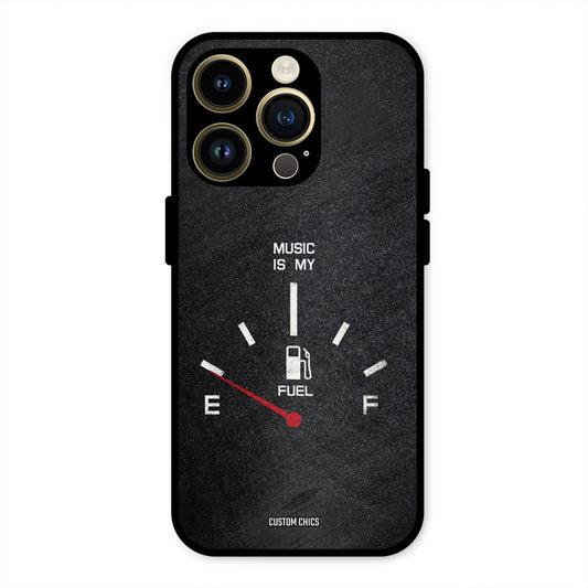 Music Fuel iPhone 14 Pro Max Mobile Back Cover - Typography PrintShield Case