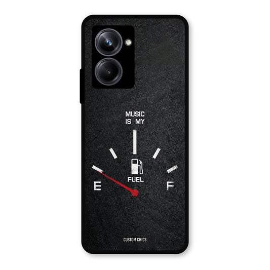 Music Fuel Realme 10 Pro Mobile Back Cover - Typography PrintShield Case