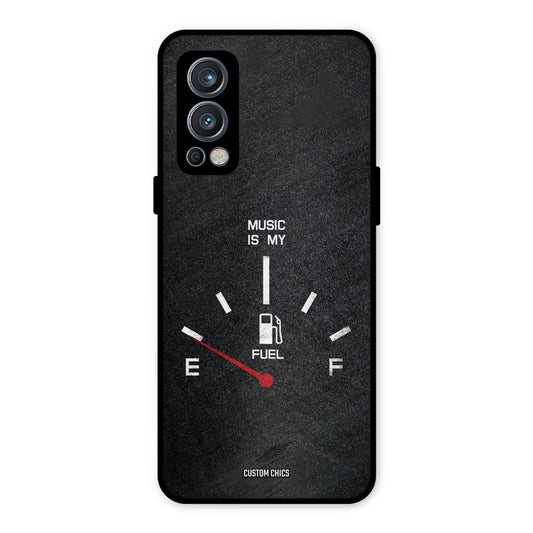 Music Fuel OnePlus Nord 2 5G Mobile Back Cover - Typography PrintShield Case