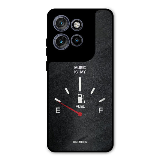 Music Fuel Motorola Edge 50 Neo Mobile Back Cover - Typography PrintShield Case