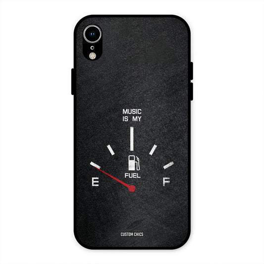 Music Fuel iPhone XR Mobile Back Cover - Typography PrintShield Case