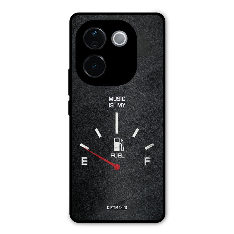 Music Fuel Vivo T3 Pro Mobile Back Cover - Typography PrintShield Case