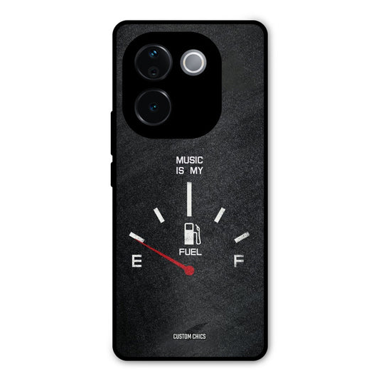 Music Fuel Vivo T3 Pro Mobile Back Cover - Typography PrintShield Case