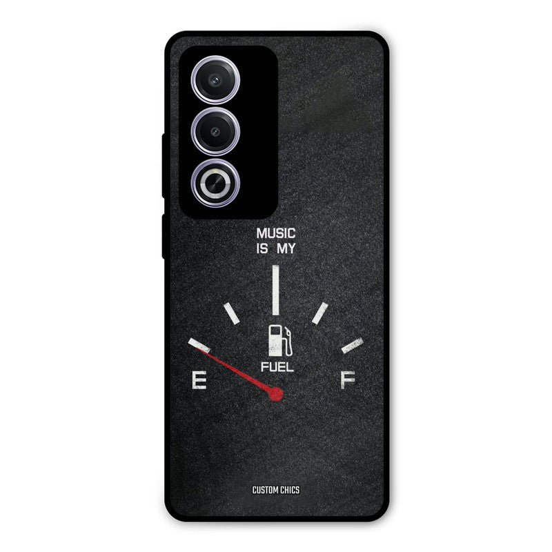 Music Fuel Oppo K12x Mobile Back Cover - Typography PrintShield Case