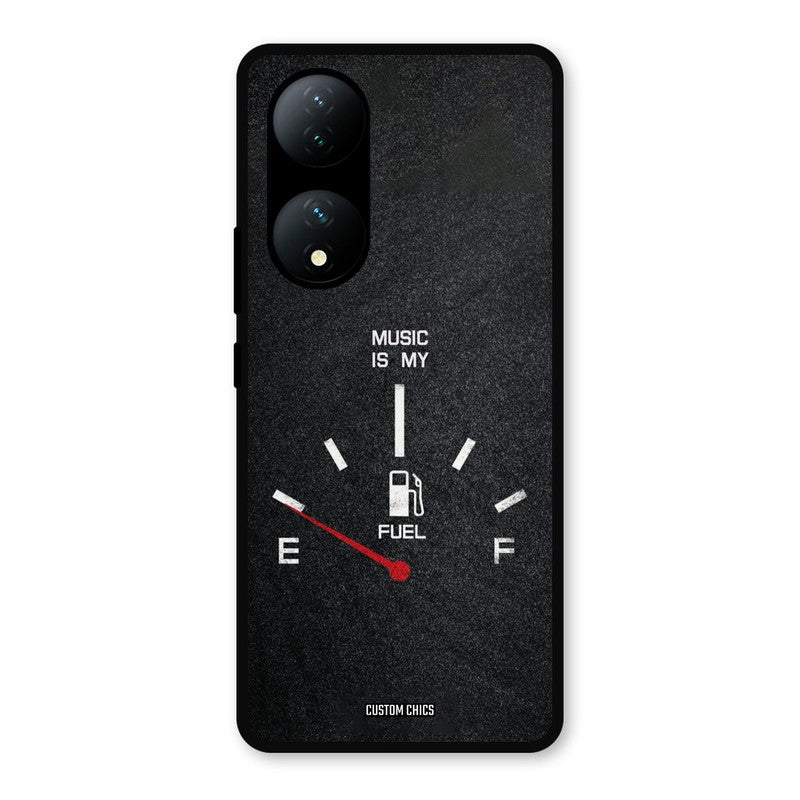 Music Fuel Vivo Y100 Mobile Back Cover - Typography PrintShield Case