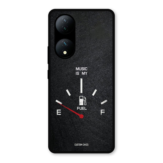Music Fuel Vivo Y100 Mobile Back Cover - Typography PrintShield Case