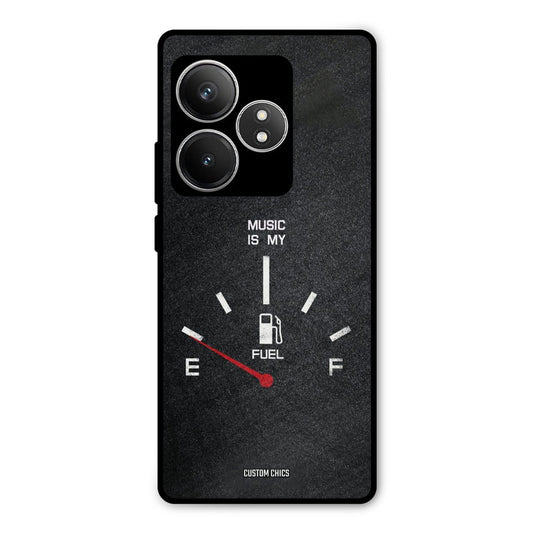 Music Fuel Realme GT 6T Mobile Back Cover - Typography PrintShield Case