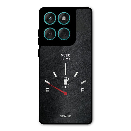 Music Fuel Motorola Edge 60 Fusion Mobile Back Cover - Typography PrintShield Case