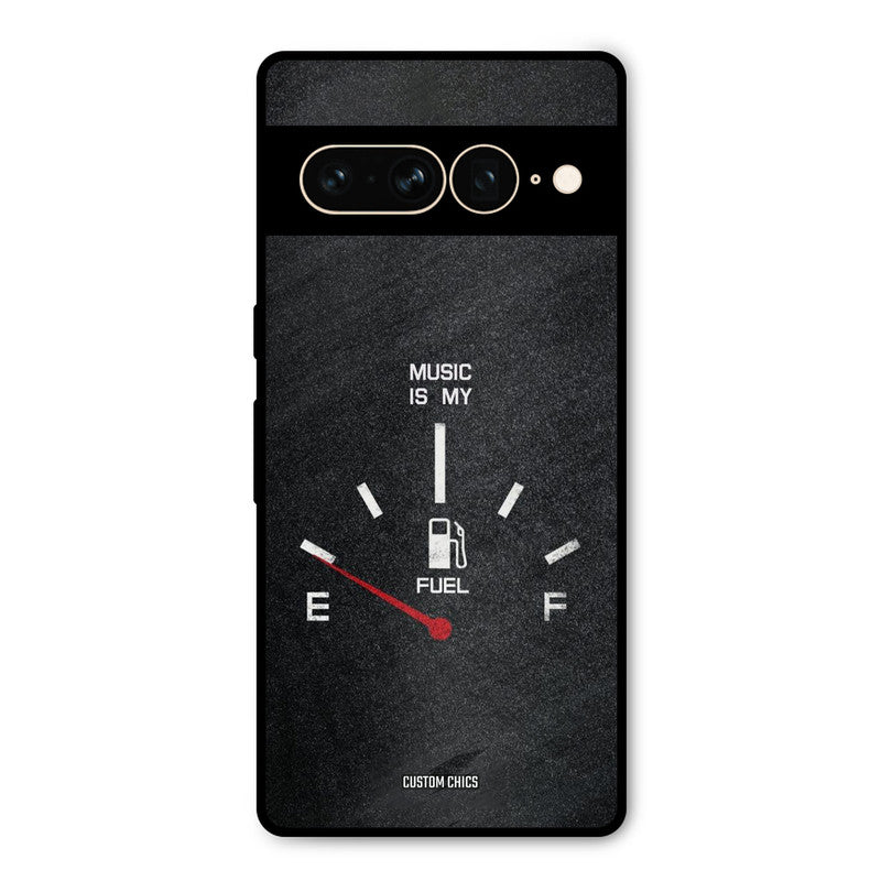 Music Fuel Google Pixel 7 Pro Mobile Back Cover - Typography PrintShield Case